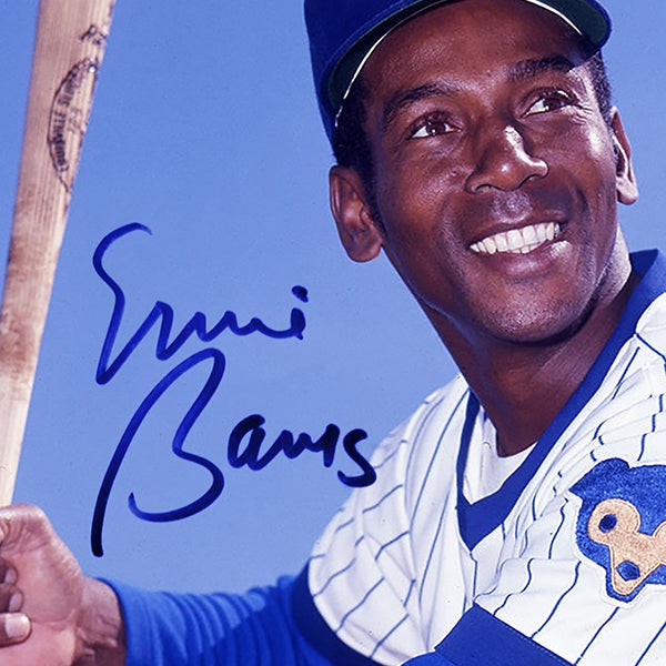 Chicago Cubs - Ernie Banks Photo Limited Signature Edition Custom