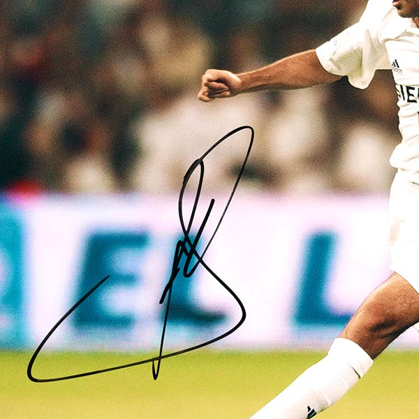 Raul Real Madrid celebration Poster for Sale by footballrb