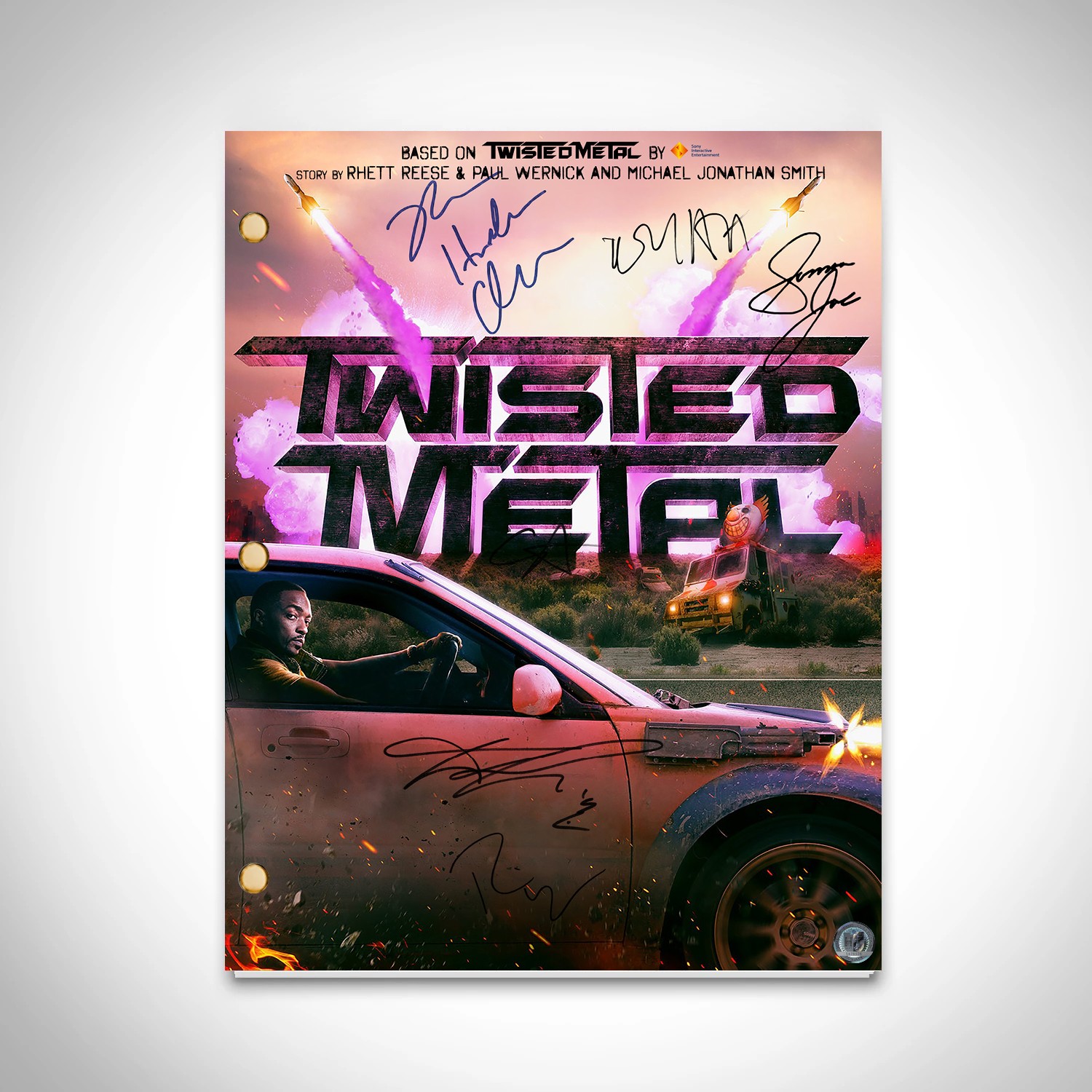 Twisted Metal Transcript Limited Signature Edition Custom Frame