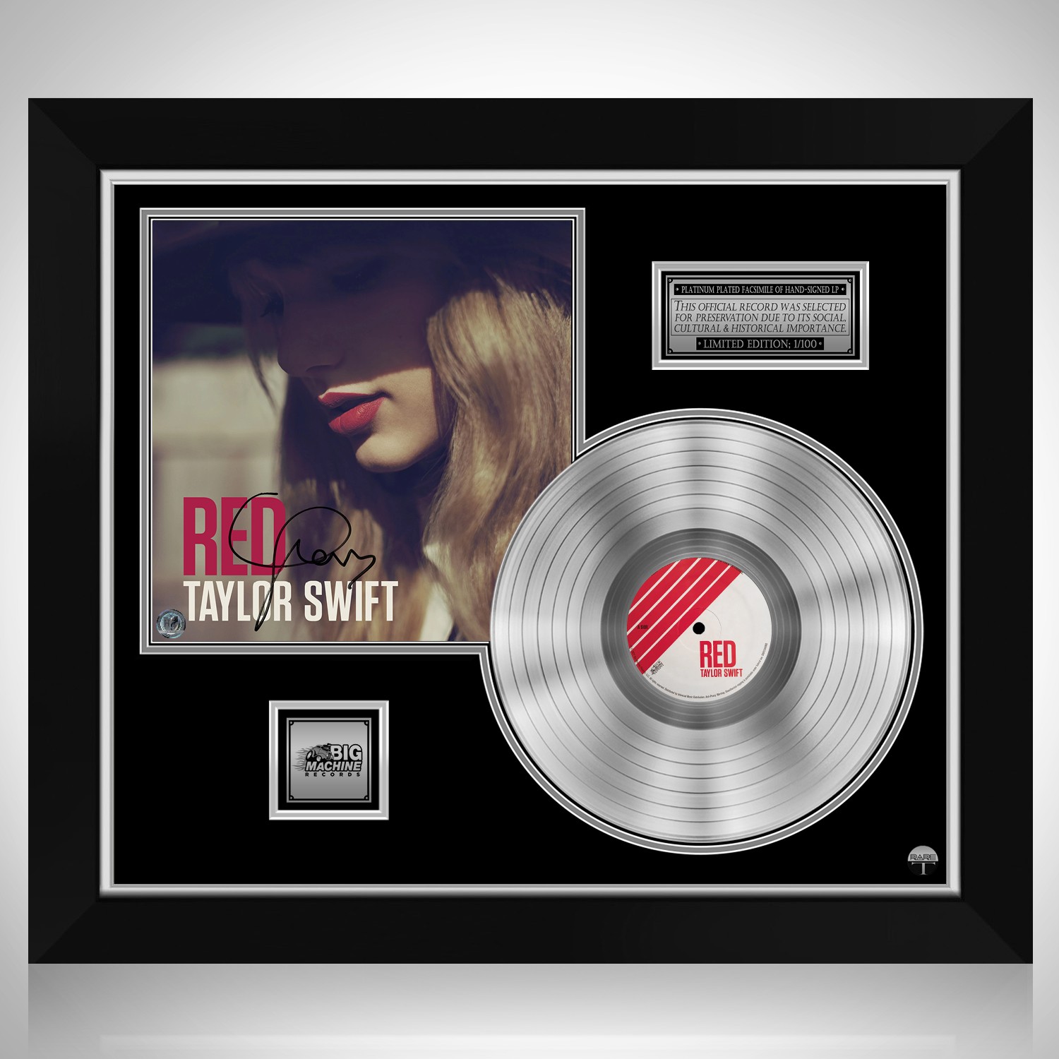 Taylor Swift - Red Platinum LP Limited Signature Edition Custom