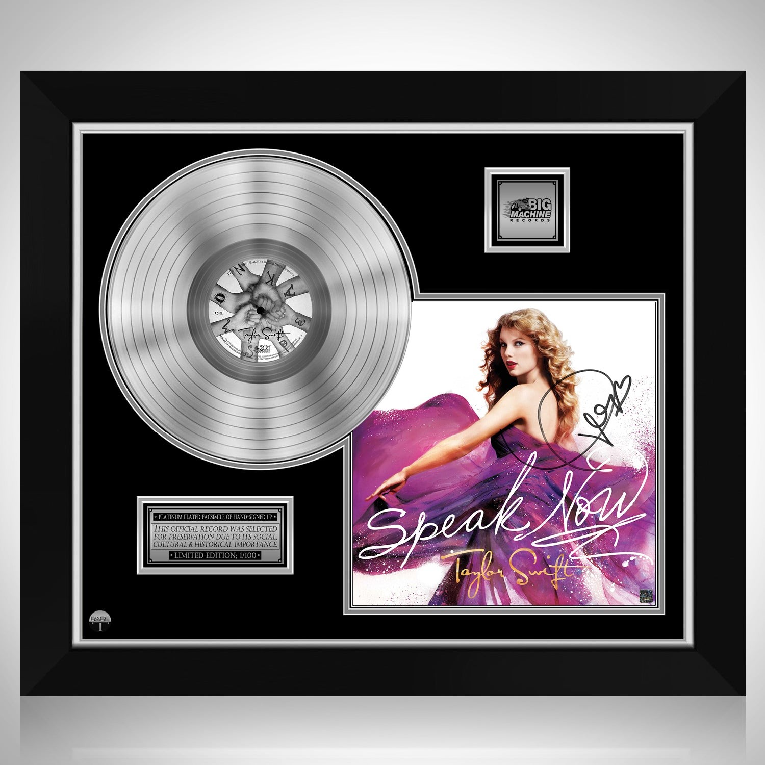 Taylor Swift - Speak Now Platinum LP Limited Signature Edition