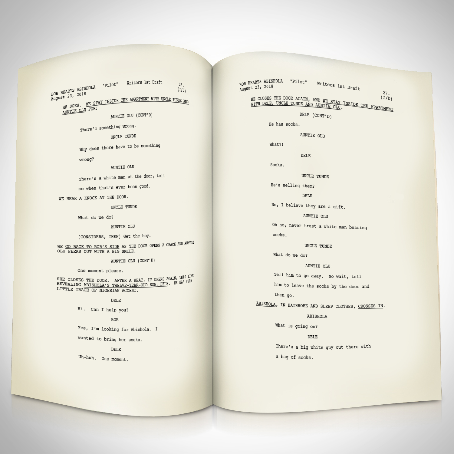 Script Bob Bob Hearts Abishola Script Limited Signature Edition | RARE-T