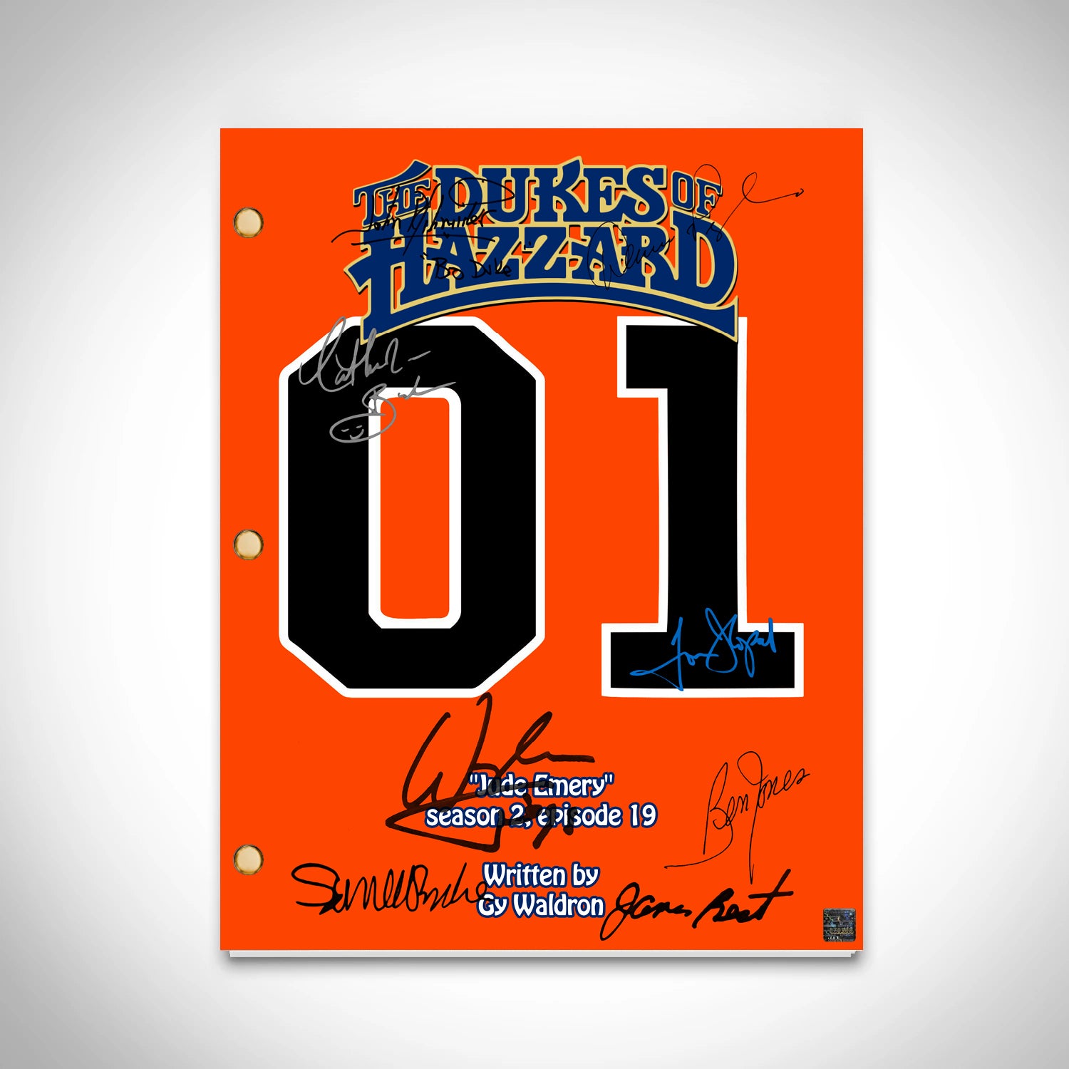 The Duke Script The Dukes of Hazzard (1979) Script Limited Signature Edition | RARE-T