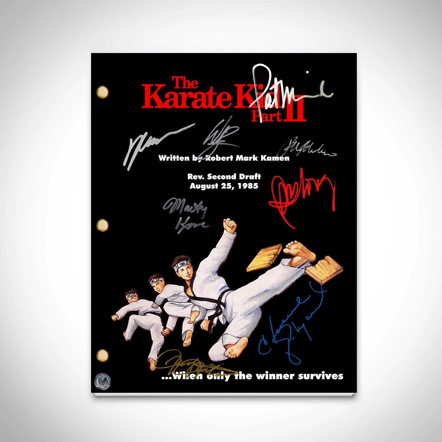 Karate Script Karate Kid 2 Script Limited Signature Edition | RARE-T