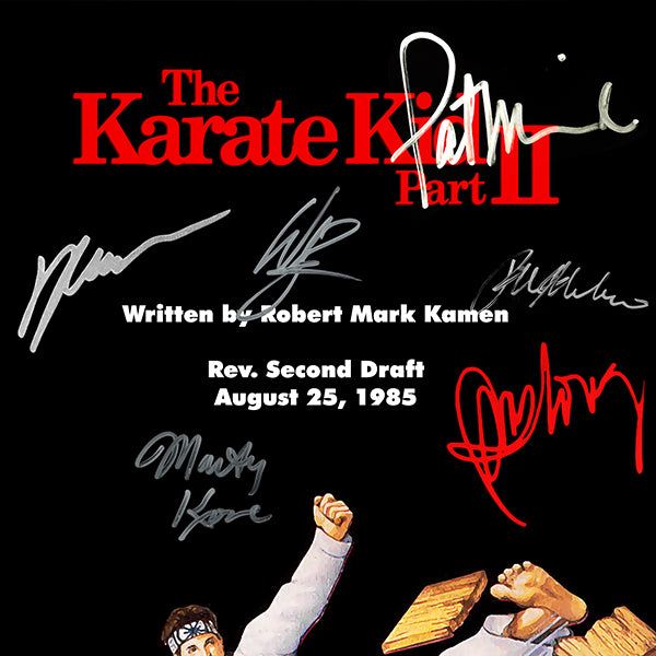 Karate Script Karate Kid 2 Script Limited Signature Edition | RARE-T