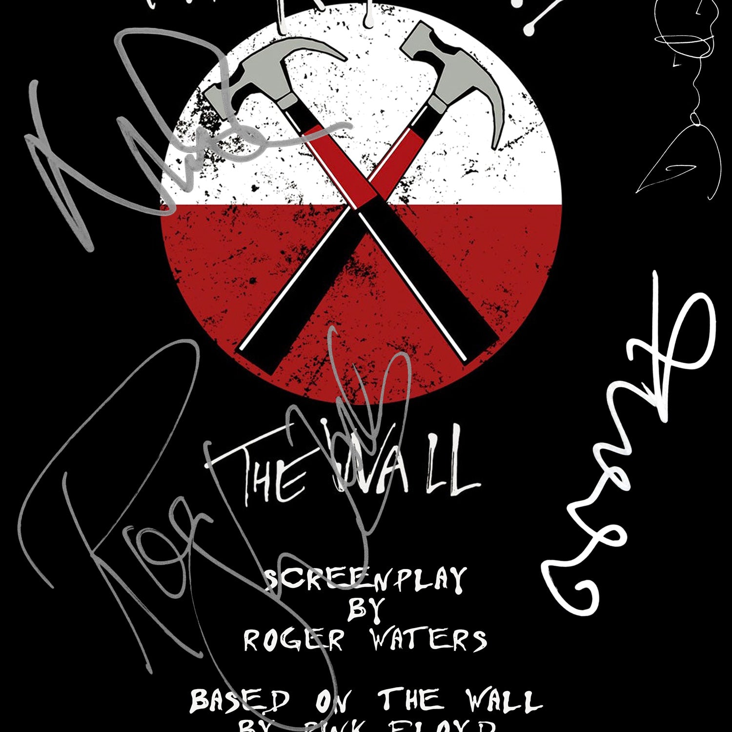 Wallie Script Pink Floyd The Wall Script Limited Signature Edition | RARE-T