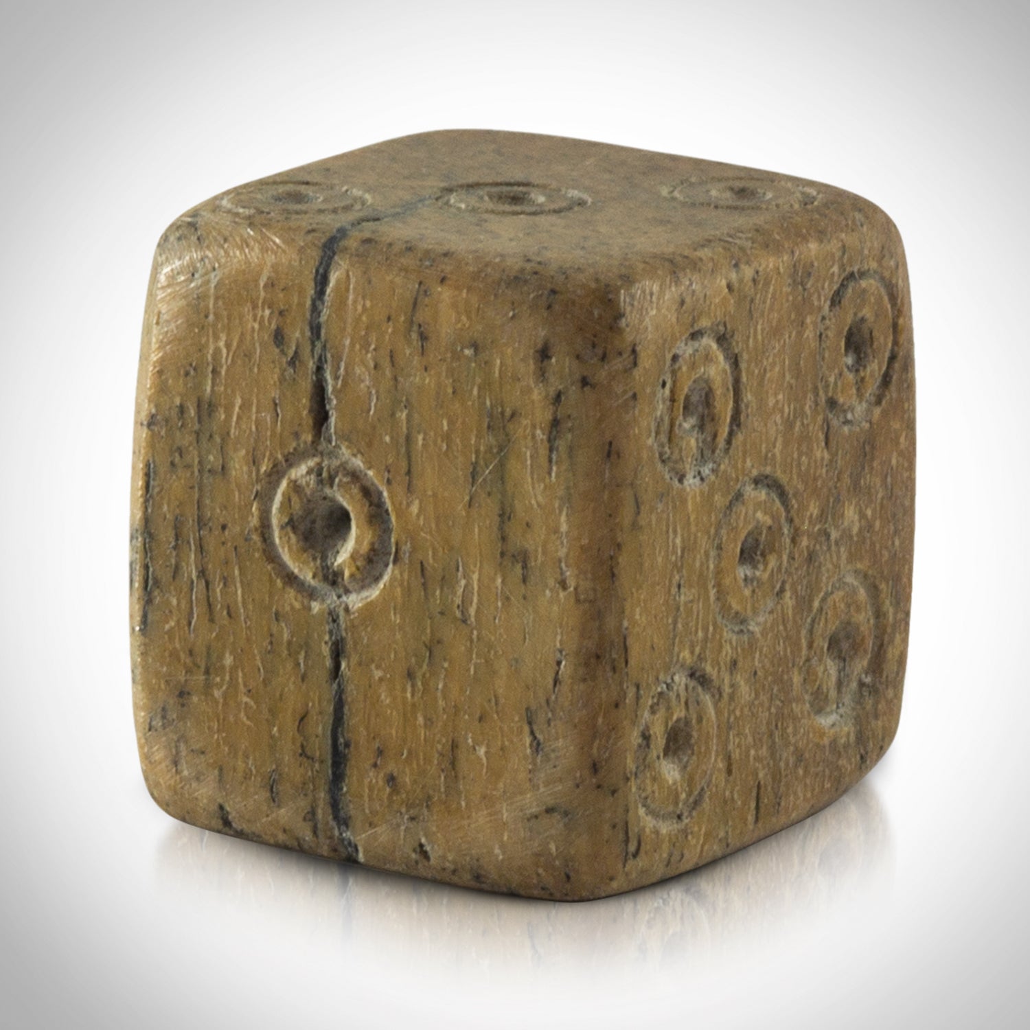 First Dice Bone Dice - Pair of Ancient Roman Legionary Bone Dice - Circa 250 AD ...