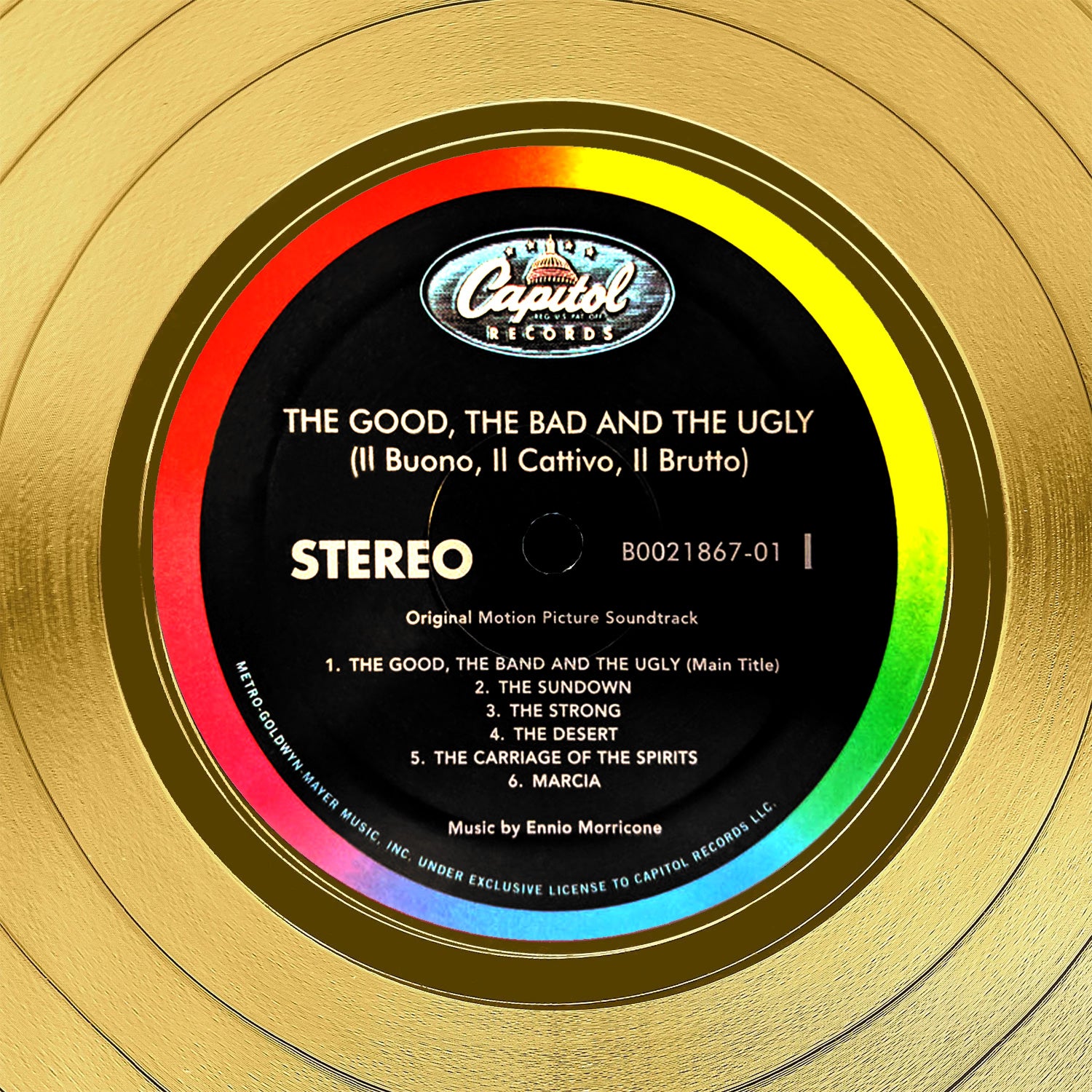 The Good, The Bad and The Ugly Limited Signature Edition Gold LP Custom ...